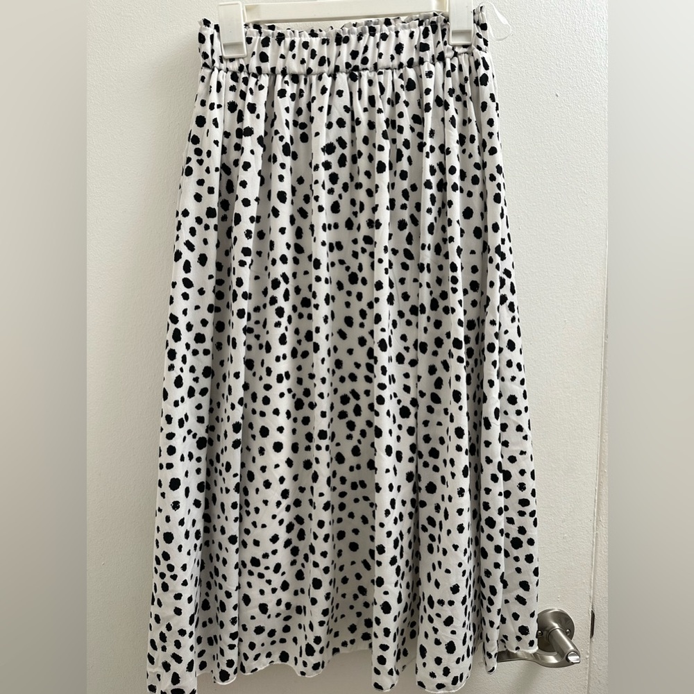 SHEIN, medium, maxi polka dot skirt